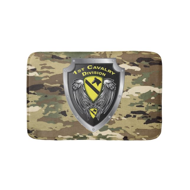 1st Cavalry Division 1st CAV Bath Mat (Front)