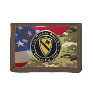 1st Cavalry Division 1st CAV Trifold Wallet