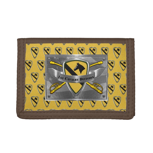 1st Cavalry Division 1st CAV Trifold Wallet (Front)
