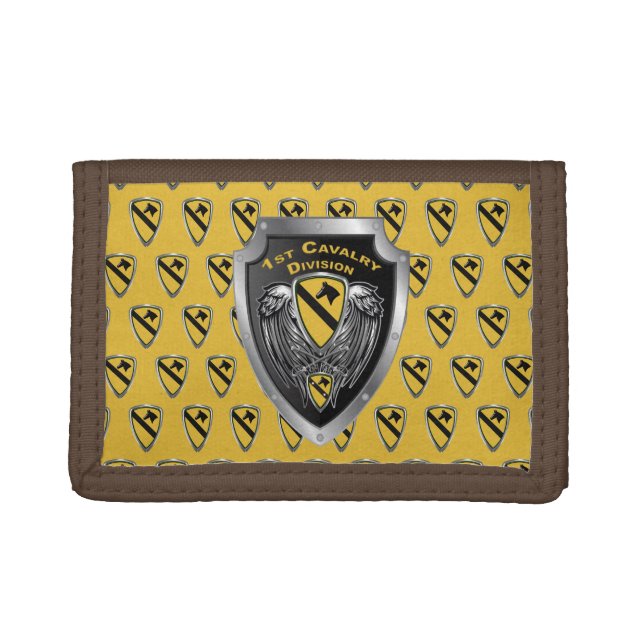 1st Cavalry Division 1st CAV Trifold Wallet (Front)