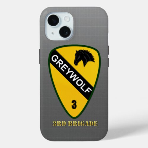 1st Cavalry Division 3rd Brigade iPhone Case