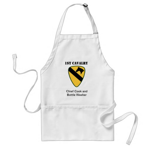 1st Cavalry Division Adult Apron
