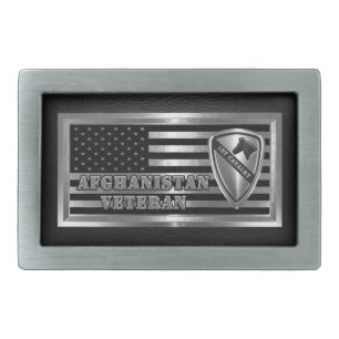 1st Cavalry Division Afghanistan Veteran Belt Buckle