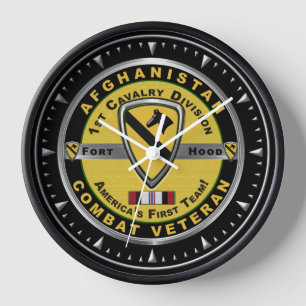1st Cavalry Division Afghanistan Veteran  Clock