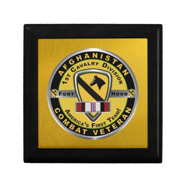 1st Cavalry Division Afghanistan Veteran Gift Box (Front)
