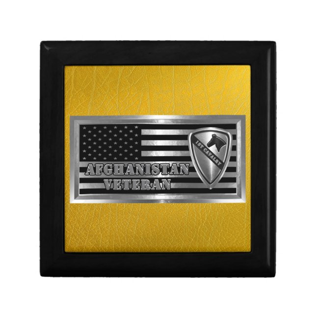 1st Cavalry Division Afghanistan Veteran Gift Box (Front)