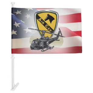 1st Cavalry Division Air Cav  Car Flag