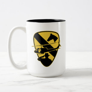 1st Cavalry Division / AIR CAV Two-Tone Coffee Mug