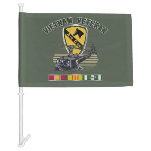 1st Cavalry Division Air Cav Vietnam Car Flag