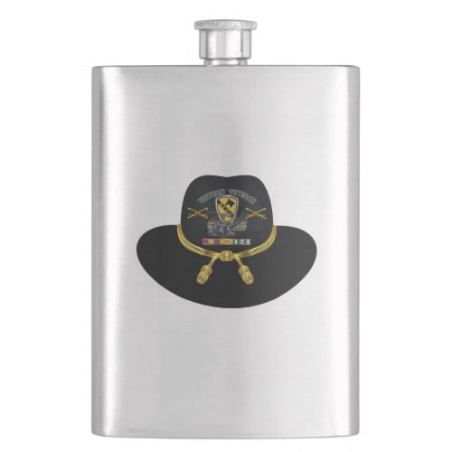 1st Cavalry Division Air Cav Vietnam Flask