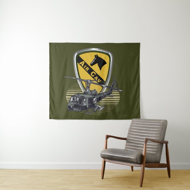 1st Cavalry Division Air Cav Vietnam Tapestry (In Situ (Horizontal))