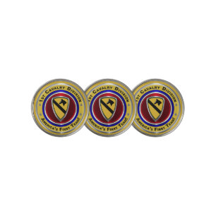 1st Cavalry Division - America’s First Team Golf Ball Marker