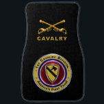 1st Cavalry Division Awesome “CAV” Soldiers Car Floor Mat<br><div class="desc">Display your pride in our Army's famed 1st Cavalry Division – America’s First Team! This newly designed beautiful 1st Cavalry Division Keepsake Christmas Ornament makes a wonderful gift to any who are serving or have served in this unique Division! The 1st Cavalry Division is part of our Rapid Deployment Forces...</div>