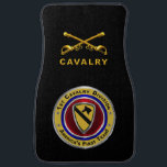 1st Cavalry Division Awesome “CAV” Soldiers Car Floor Mat<br><div class="desc">Display your pride in our Army's famed 1st Cavalry Division – America’s First Team! This newly designed beautiful 1st Cavalry Division Keepsake Christmas Ornament makes a wonderful gift to any who are serving or have served in this unique Division! The 1st Cavalry Division is part of our Rapid Deployment Forces...</div>
