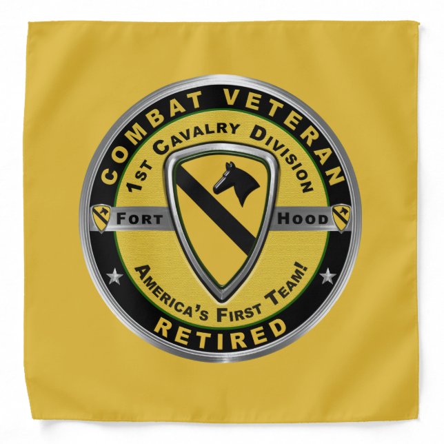1st Cavalry Division Bandana  (Front)