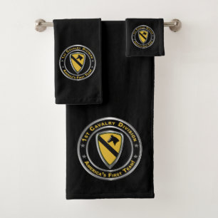 1st Cavalry Division Bath Towel Set