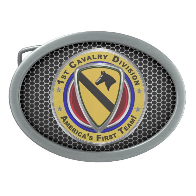 1st Cavalry Division  Belt Buckle (Front)