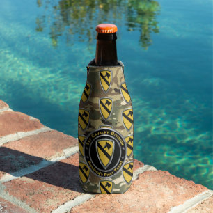 1st Cavalry Division Bottle Cooler