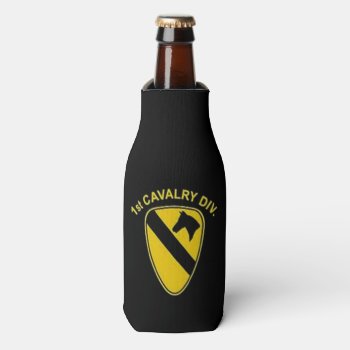 1st Cavalry Division Bottle Cooler by ALMOUNT at Zazzle