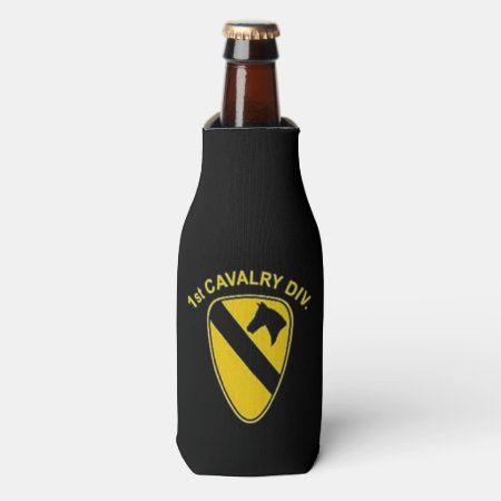1st Cavalry Division Bottle Cooler