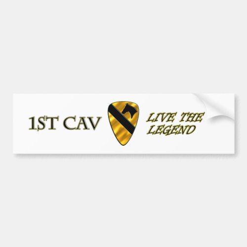 1st Cavalry Division Bumper Sticker