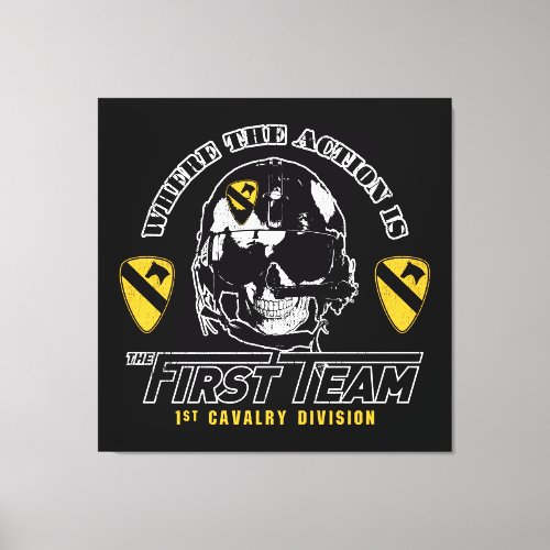 1st Cavalry Division Canvas Print