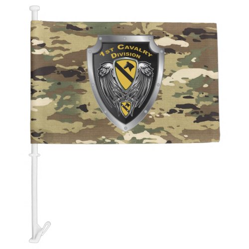 1st Cavalry Division Car Flag