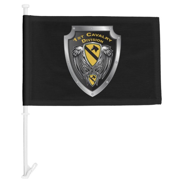1st Cavalry Division Car Flag (Front)