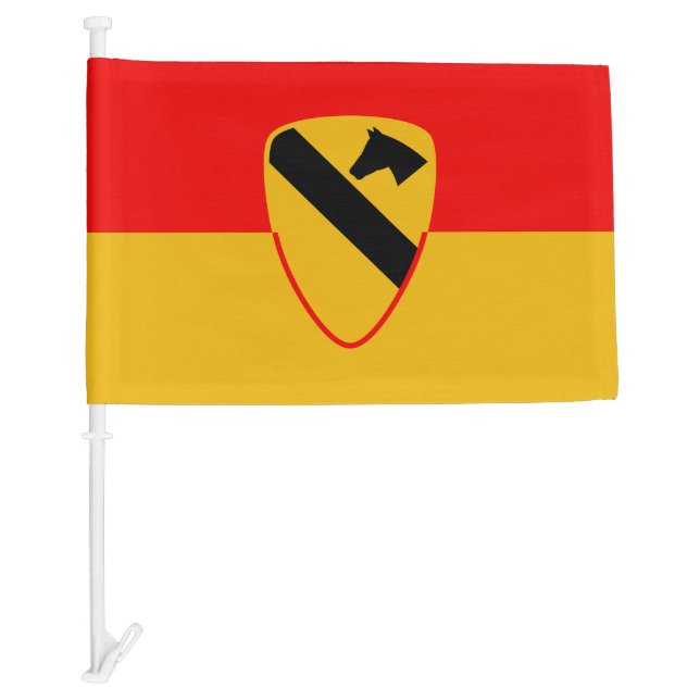 1st Cavalry Division Car Flag (Front)
