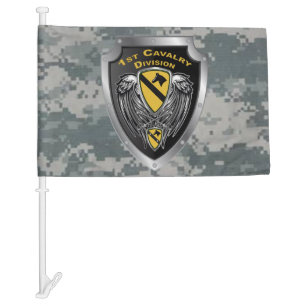 1st Cavalry Division  Car Flag