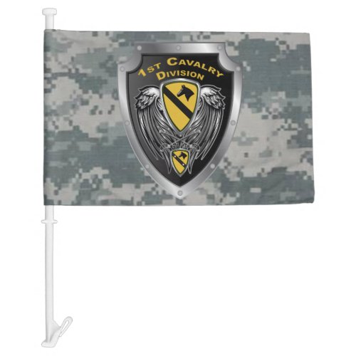 1st Cavalry Division  Car Flag