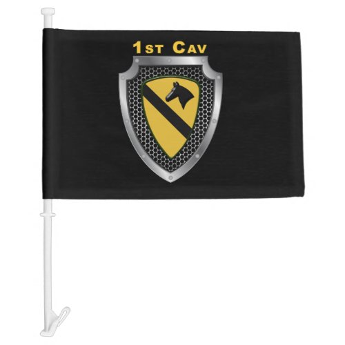 1st Cavalry Division  Car Flag
