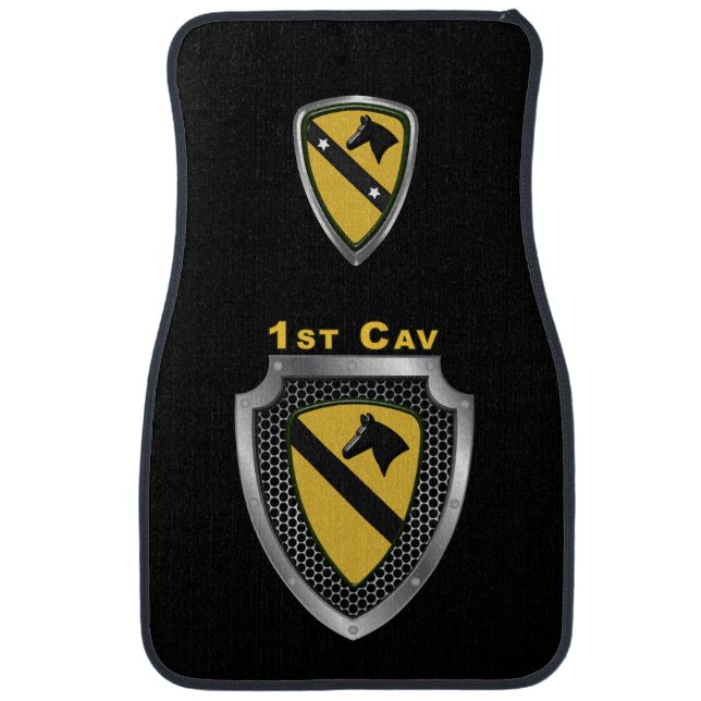 1st Cavalry Division  Car Floor Mat (Front)