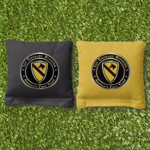 1st Cavalry Division Cornhole Bags