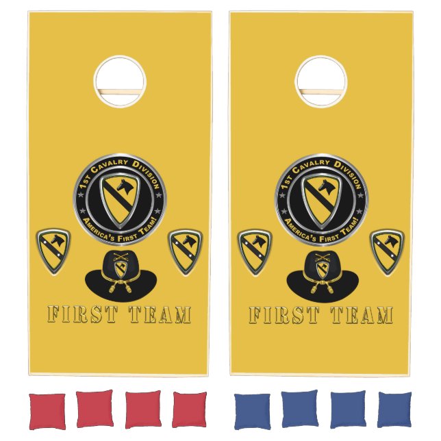1ST Cavalry Division  Cornhole Set (Set)