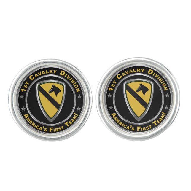 1st Cavalry Division  Cufflinks (Front)