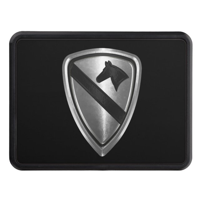 1st Cavalry Division Custom Design Hitch Cover (Front)