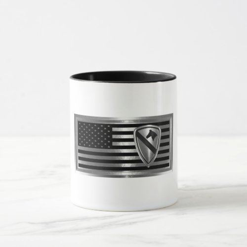 1st Cavalry Division Customized Flag Mug