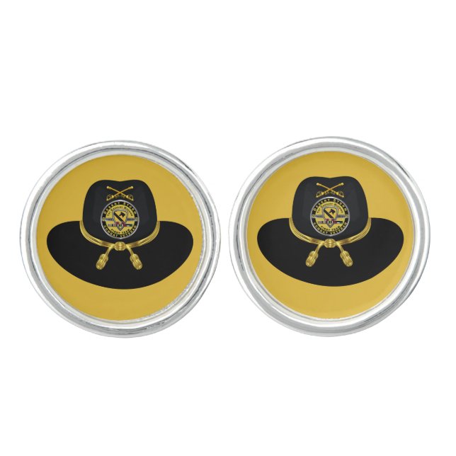 1st Cavalry Division Desert Storm Veteran Cufflinks (Front)