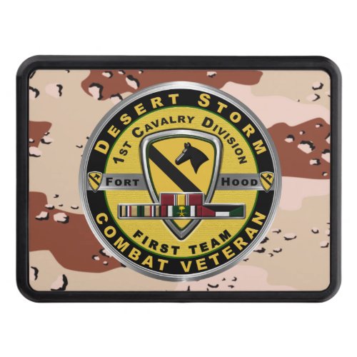 1st Cavalry Division Desert Storm Veteran Hitch Cover