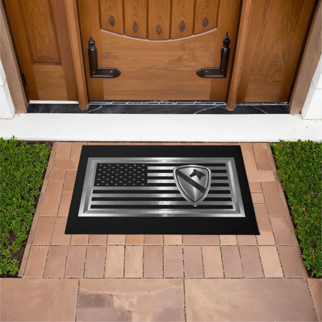 1st Cavalry Division  Doormat (Outdoor)