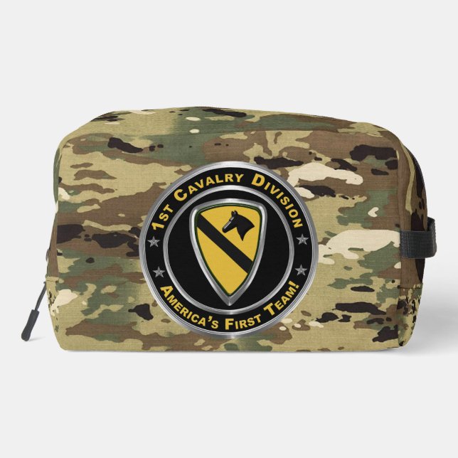 1st Cavalry Division  Dopp Kit (Back)