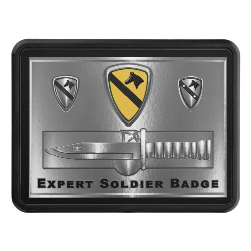 1st Cavalry Division Expert Soldier Badge Hitch Cover