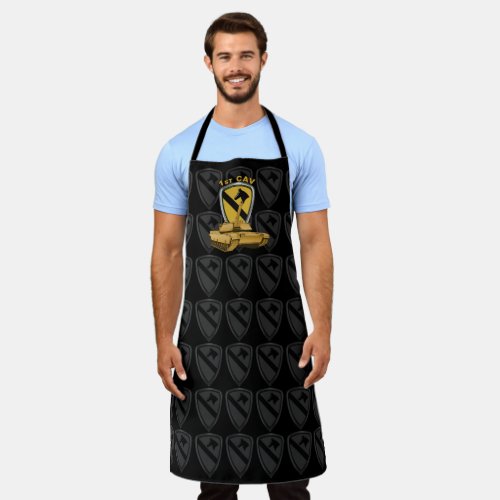 1st Cavalry Division First Team Armor Tank Apron