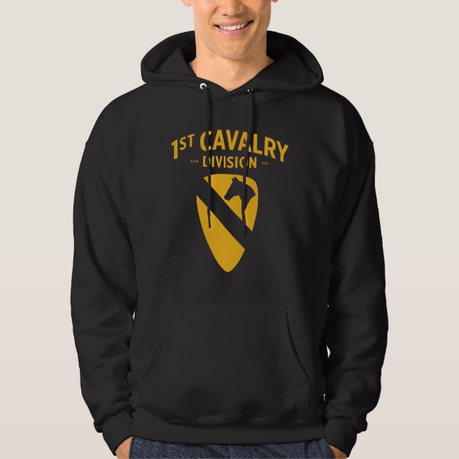 1st Cavalry Division - First Team Badge Hoodie (Front)