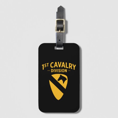 1st Cavalry Division _ First Team Badge Luggage Tag