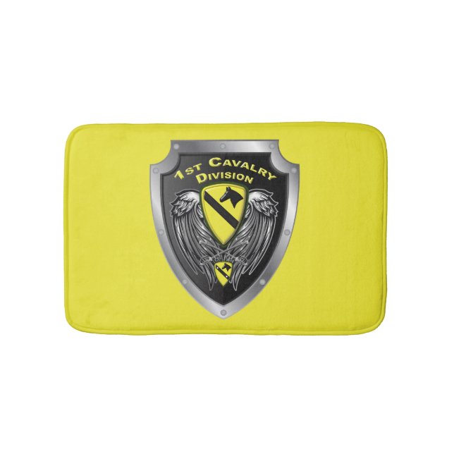 1st Cavalry Division “First Team” Bath Mat (Front)