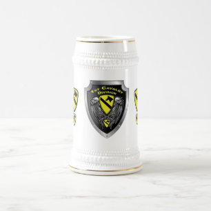 1st Cavalry Division “First Team” Beer Stein