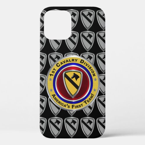 1st Cavalry Division First Team iPhone 12 Case