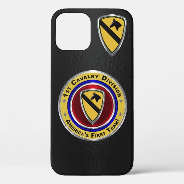 1st Cavalry Division “First Team” Customized Case-Mate iPhone Case (Back)